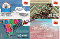 #PC82 - Pack of Bikers and Letters (Set of 4) - Picture Postcard - Delhi - India - 05 Dec 2024