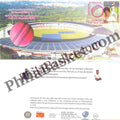 #SC205 - First Day/Night Pink Ball Cricket Test with Relevant Stamp and Pink Color cancellation , by Karnataka Circle - Special Cover - India - 13 Mar 2022