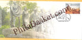 #SC394 - 11 Murti Statue, Dandi March with relevant High Value Stamp- PhilaDelhi 24 Stamp Exhibition By New Delhi - Special Cancellation - India - 10 Nov 2024