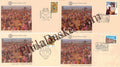 #SC468 - Pushkar Fair, Ajmer (Set of 4) - RajPex 1984, Stamp Exhibition by Rajasthan Circle - Special Cover - India - 19 Nov 1984