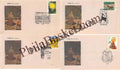 #SC475 - Meera Bai, RajPex 1990 (Set of 4), Stamp Exhibition by Rajasthan Circle - Special Cover - India - 26 Aug 1990