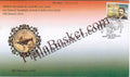 #SC519 - 101 Years of Gandhijis Arrival to India with Real Piece of badge by West Bangal circle - Special Cover - India - 08 Feb 2016