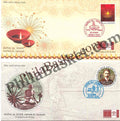 #SC841 - Happy Diwali and Mahatma Gandhi Covers released in Denmark - HAFNIA 24 (Set of 2) - Special Cover - Denmark - 20 Oct 2024