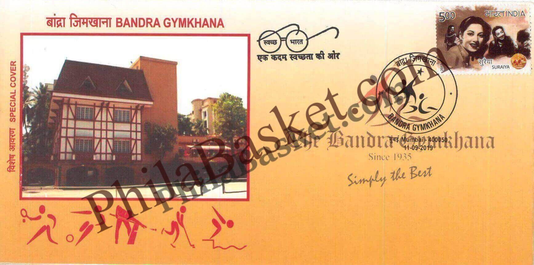 #SC994 - Bandra Gymkhana by Maharashtra circle - Special Cover - India - 11 Sep 2019