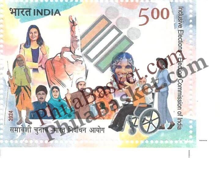#ST2061 - Inclusive Elections - Election Commission of India - Stamp - India MNH - 25 Jan 2024